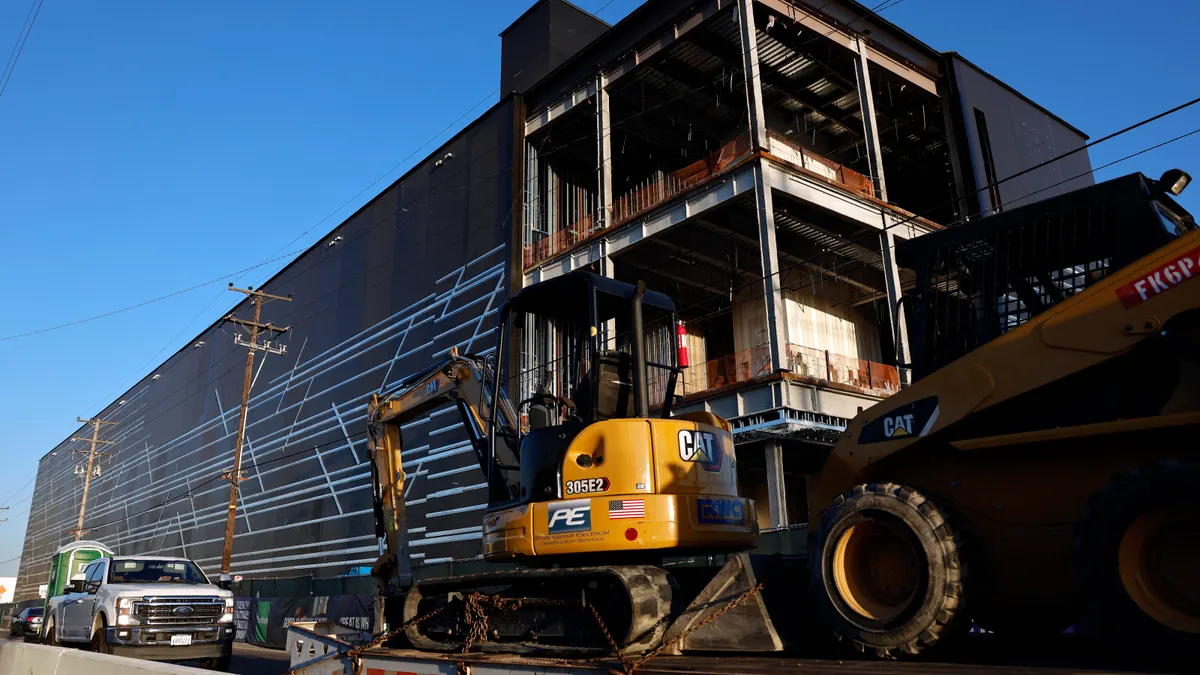 data center under construction on April 14, 2026, in Vernon, Calif.