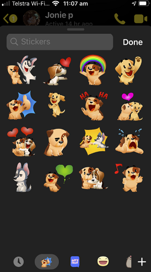 Messenger sticker pack