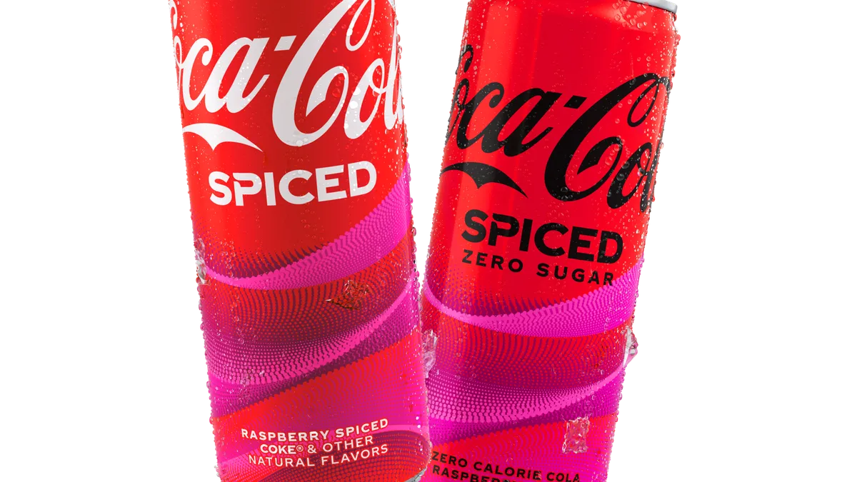 Coca-Cola's newest product launch, Coca-Cola Spiced.