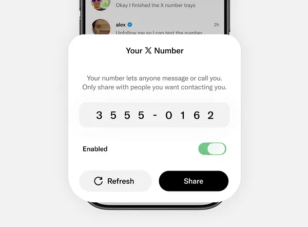 X number