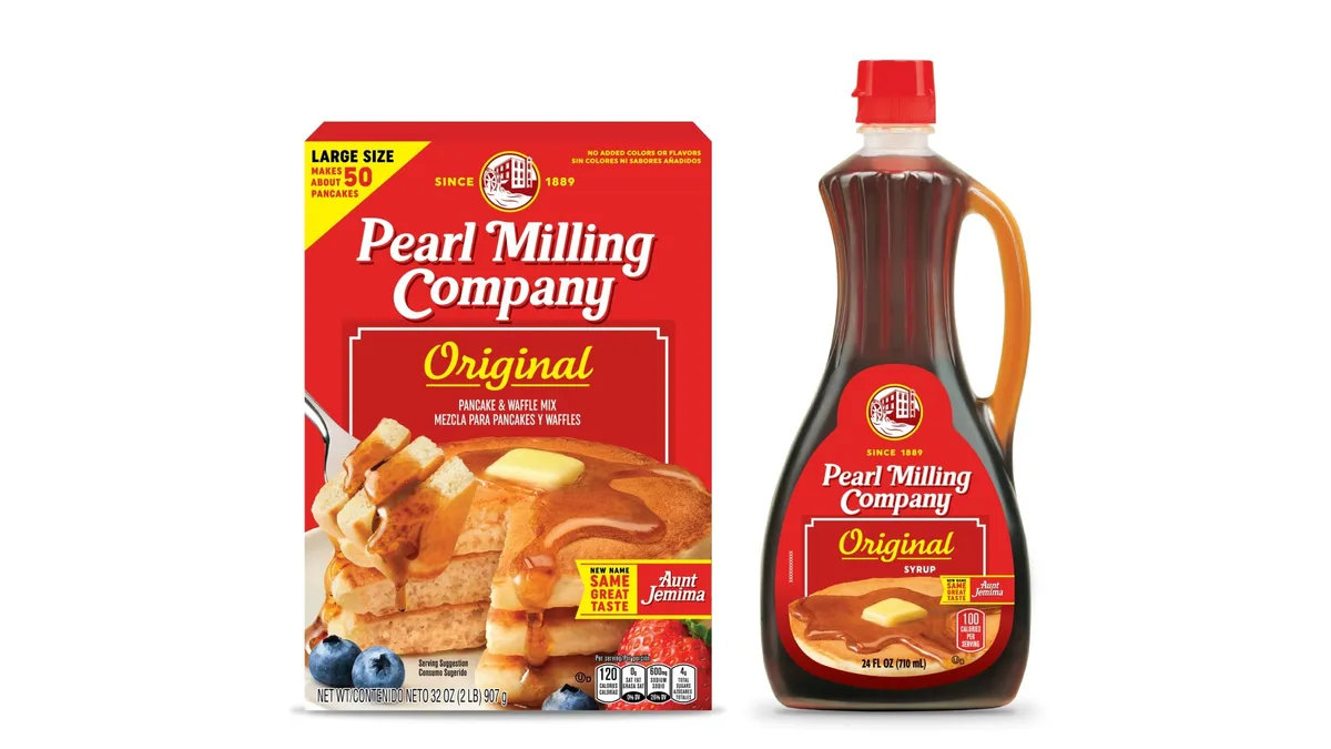 PepsiCo announced it's rebranding its Aunt Jemima pancake mix and syrup as Pearl Milling Company. The new branding is expected to be in stores in June 2021.