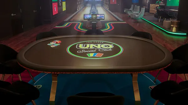 Mattel recently opened the first Uno Social Club in Las Vegas at the Palms Casino Resort.
