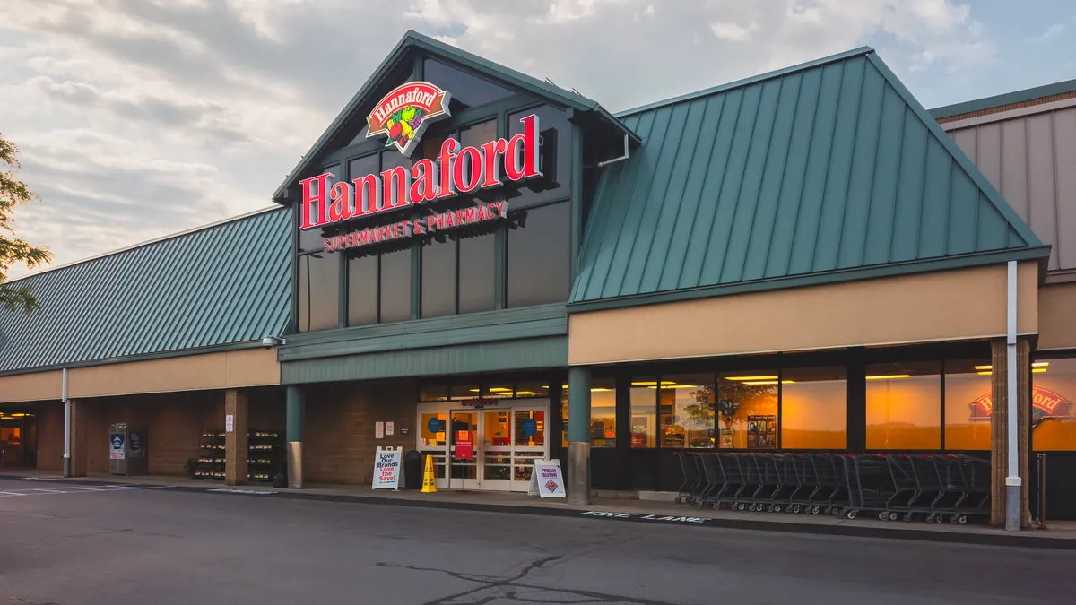 Exterior of a grocery store.