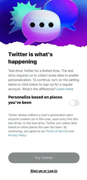 Twitter Test Drive