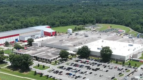 An aeriel view of Hitachi Energy's transformer production facility in South Boston, Virginia.