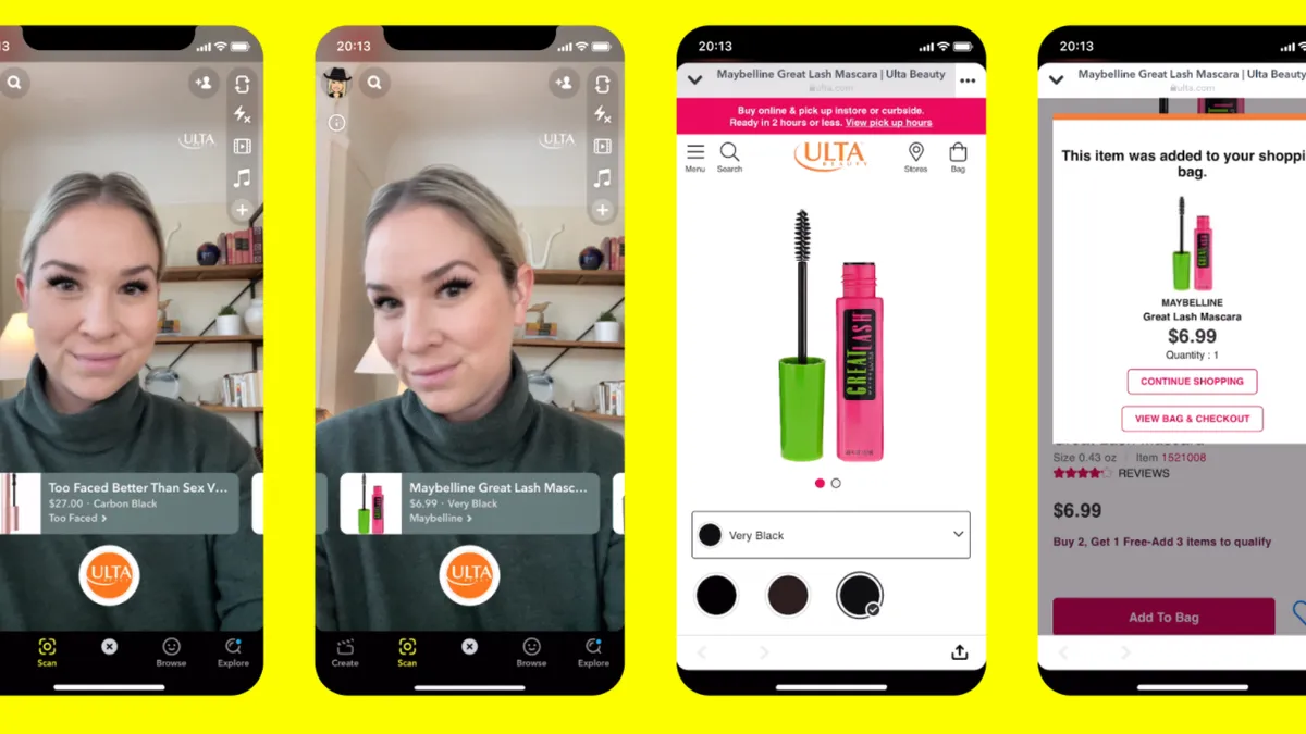 Snap introduces Shopping Lenses.