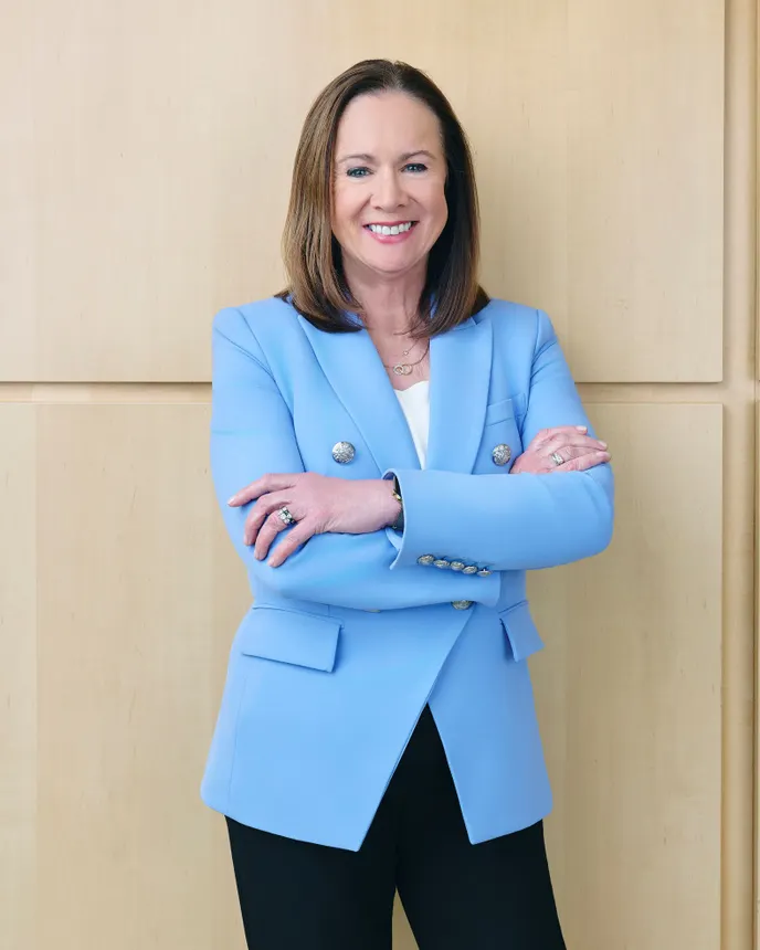 A headshot of ChristianaCare CEO Dr. Janice E. Nevin.