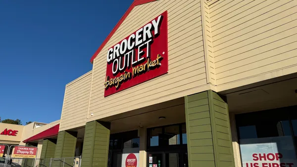 Exterior of a grocery store.