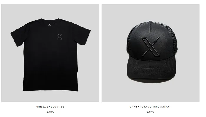 X Opens Merch Store To Sell Branded Clothing