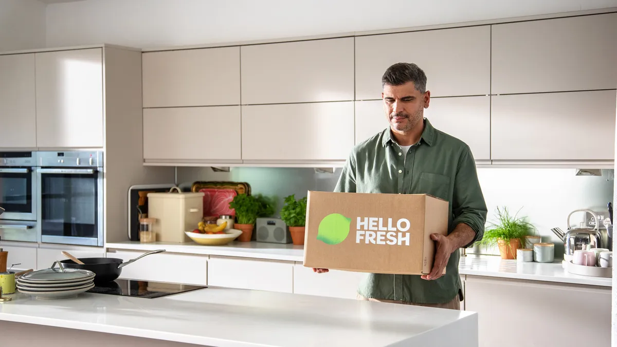 A HelloFresh box