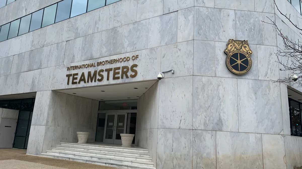 The exterior of the International Brotherhood of Teamsters building.