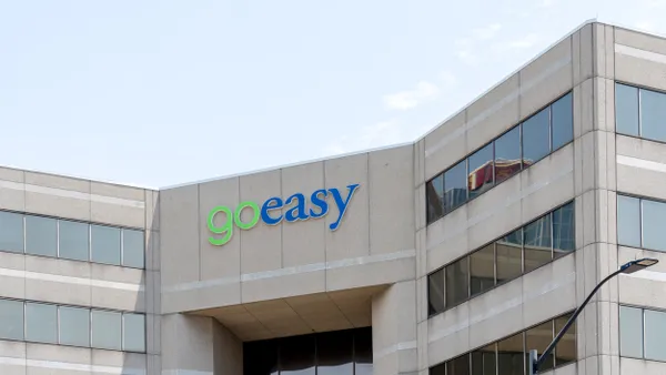 Goeasy head office building in Mississauga, Ontario, Canada on June 27, 2021.