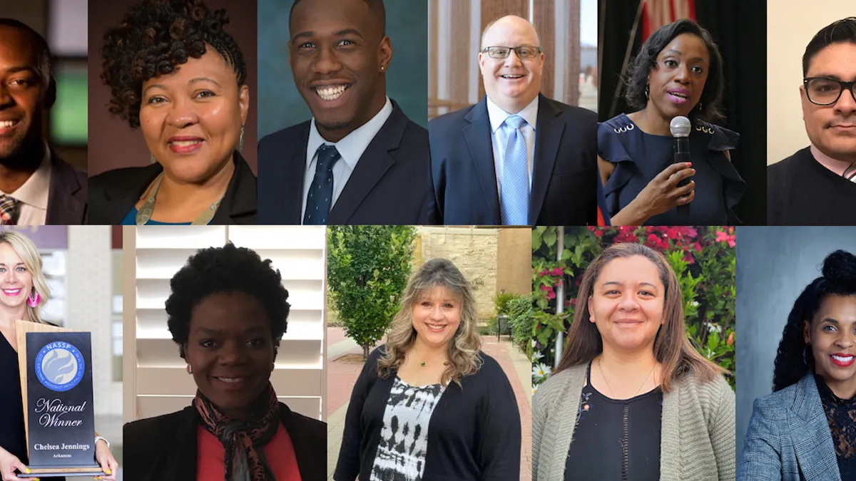 Rising Principals (from L to R) Dustin Barnes, Tiffany Young, Jalen Brown, Eric Fox, Joelle Gamere, Simon Iniguez, Chelsea Jennings, Aqila Malpass, Amy Jo Miller, Selene Munoz, Patricia Odom