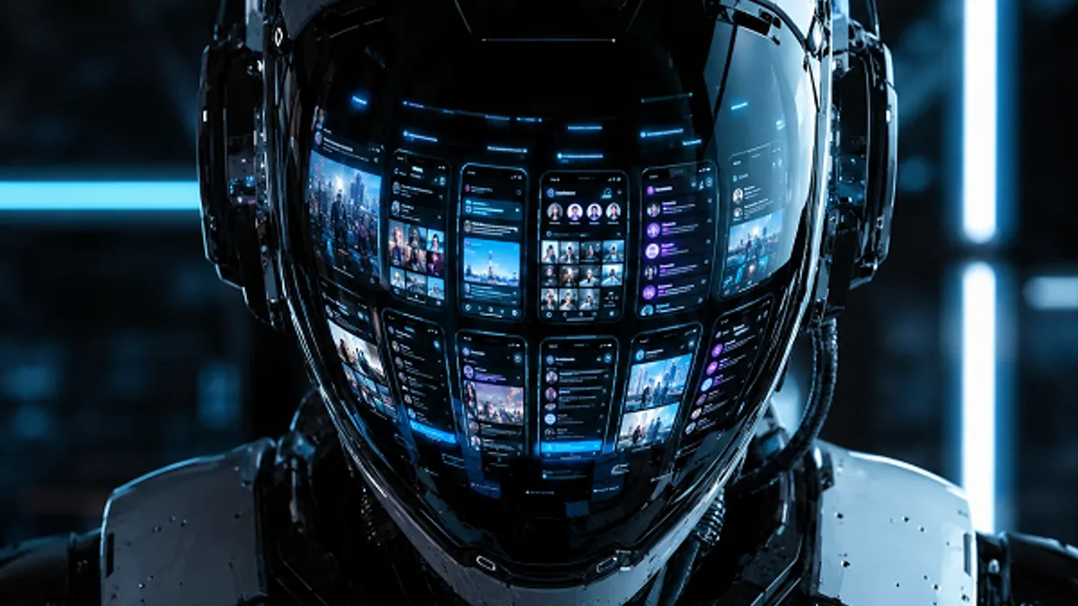 Robot social media