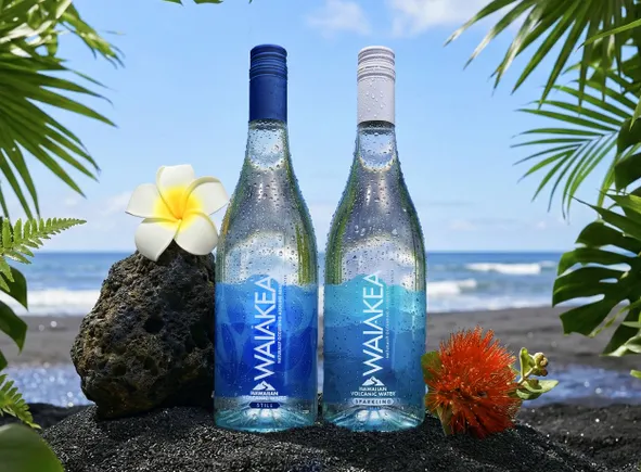 Packaging innovations: Waiākea splashes into reusable glass bottles