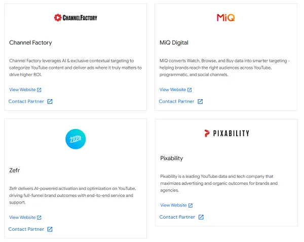 YouTube Activation Partners