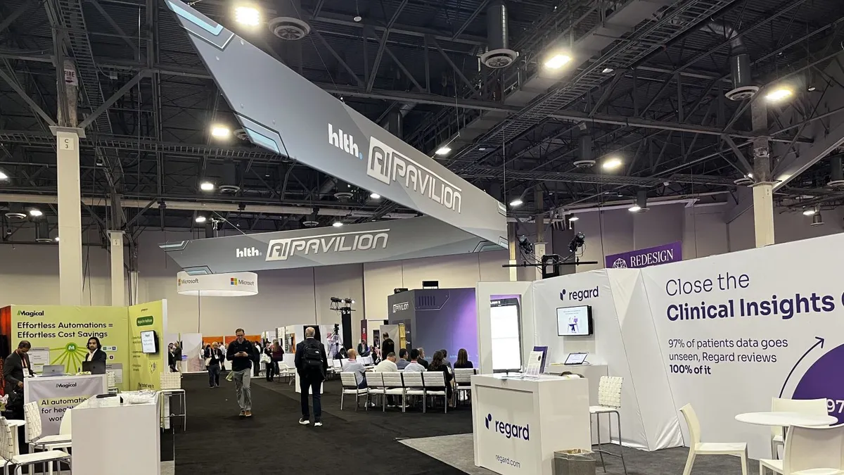 The AI Pavilion at HLTH 2024 in Las Vegas.