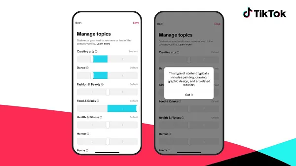 TikTok Rolls Out More Ways To Control Content Recommendations