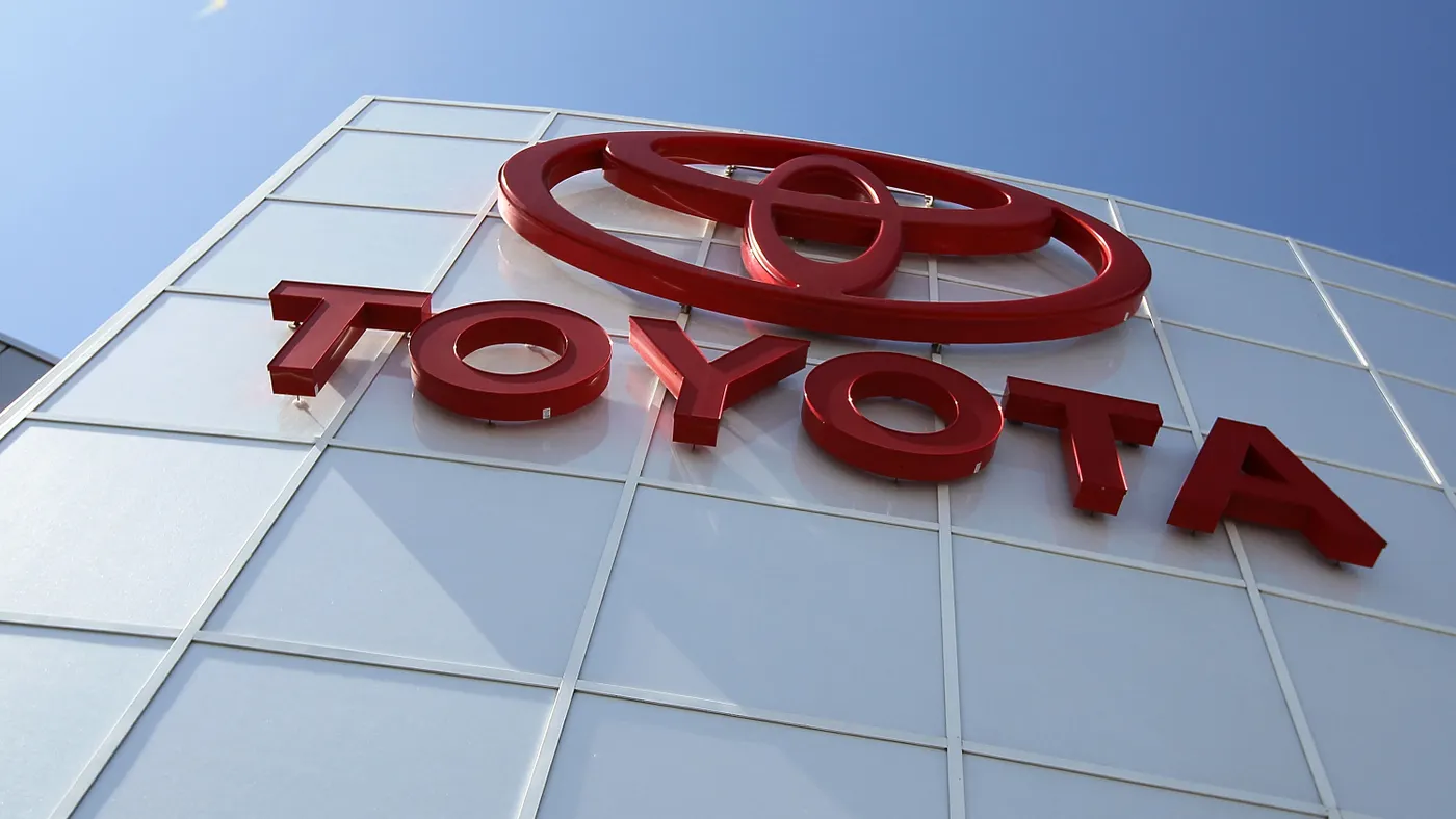 The Toyota logo is displayed on the exterior of City Toyota