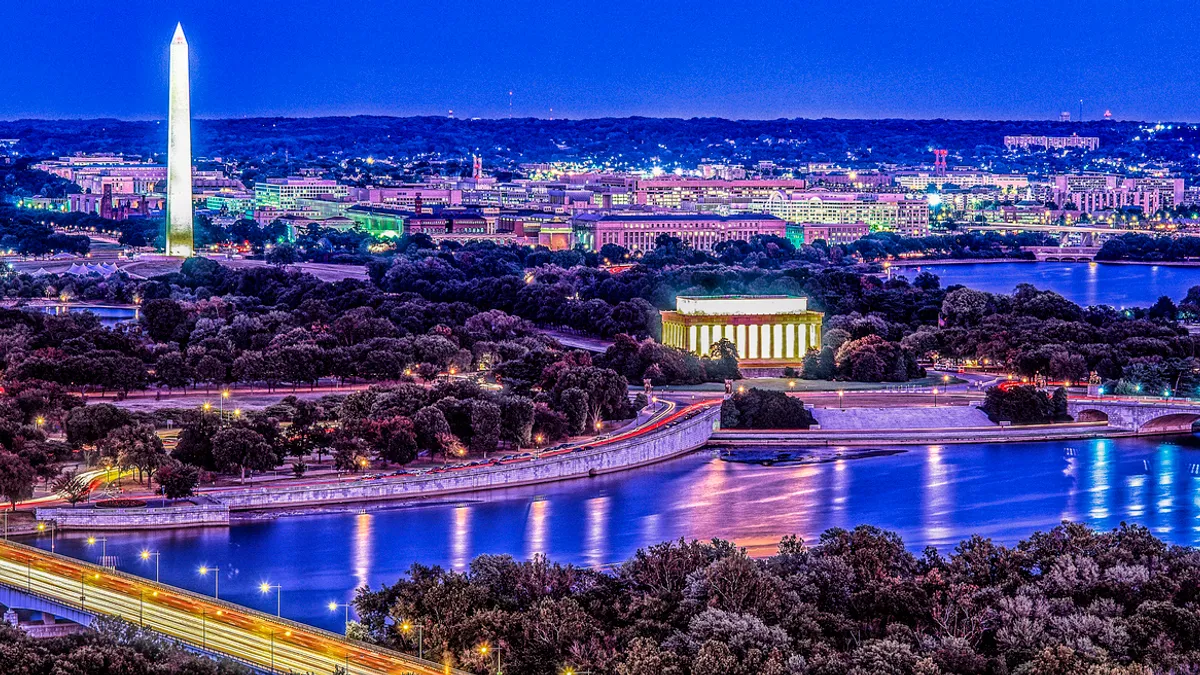 Washington DC skyline