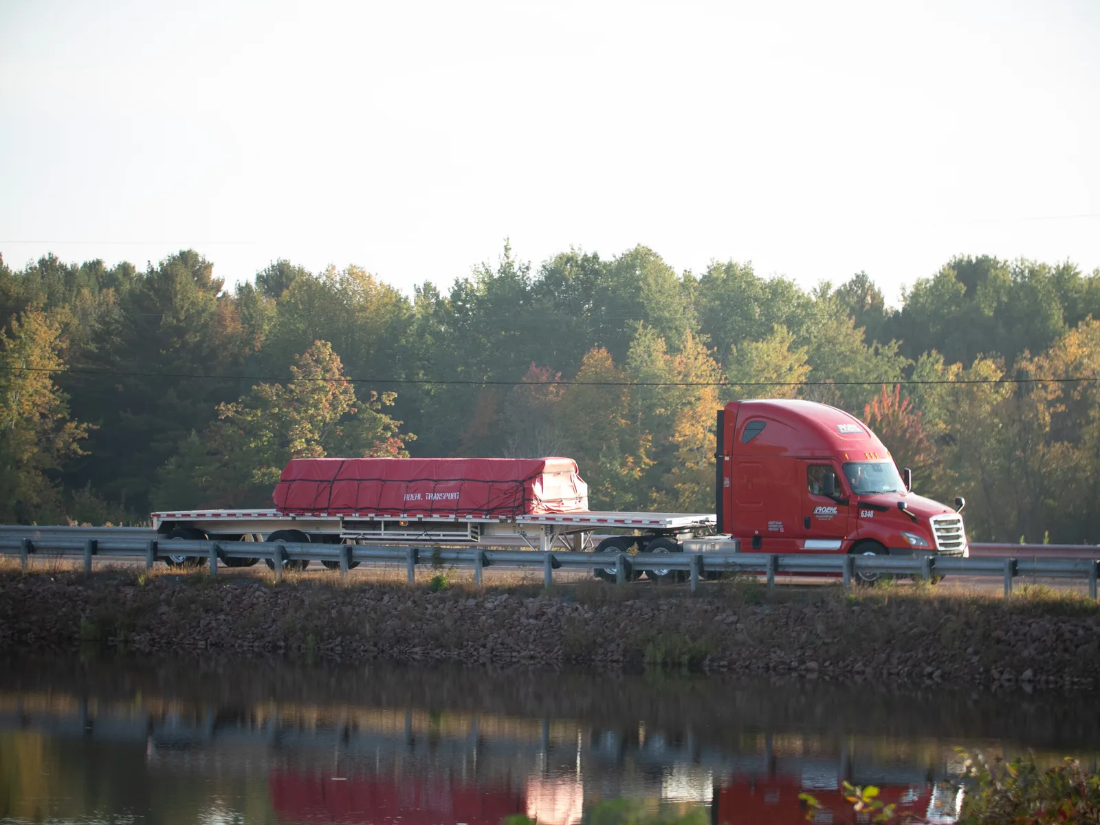 Roehl Transport flatbed