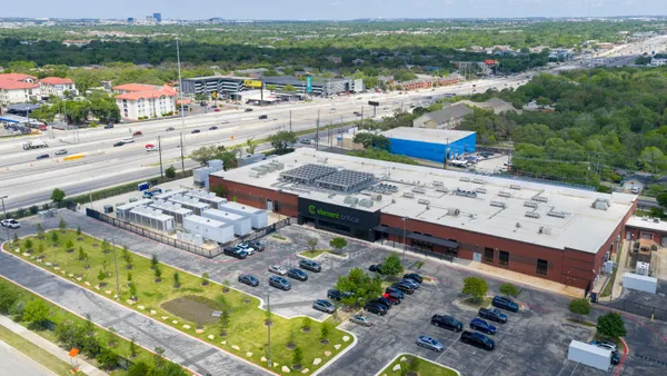 In an aerial view, the Elemental Critical data center facility