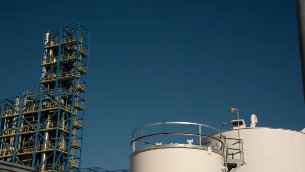 A fuel plant is seen