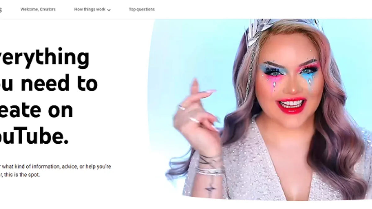 YouTube Creator Website