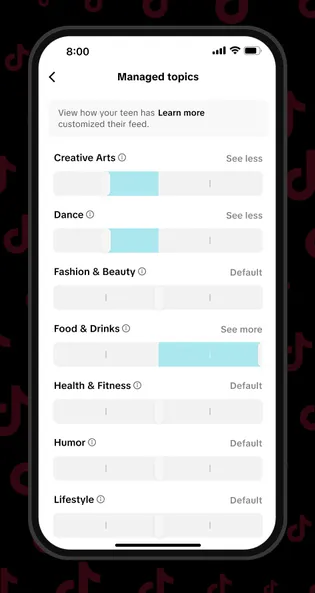 TikTok parent tools