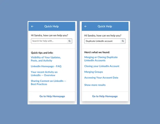 LinkedIn Improves Help Listings by Adding Contextual Prompts | Social ...