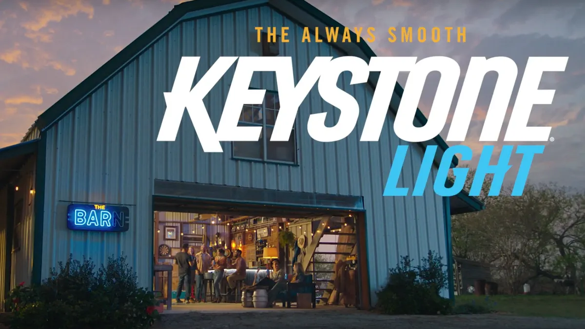 Keystone Light barn