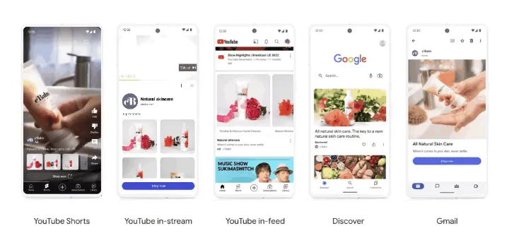 Google Demand Gen campaign example