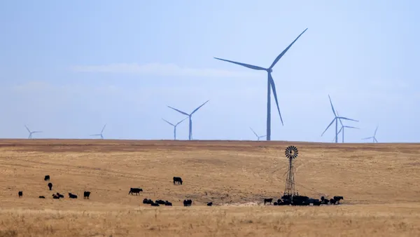 A 200-MW wind farm in Colorado.