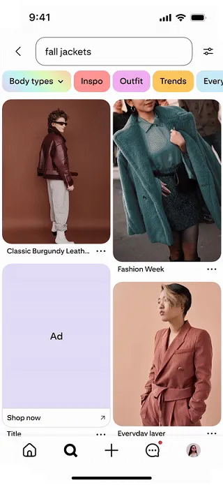Pinterest Search Ads