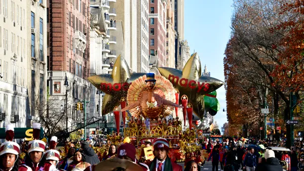 Tom Turkey at the 97th Macy's Thanksgiving Day Parade in 2023