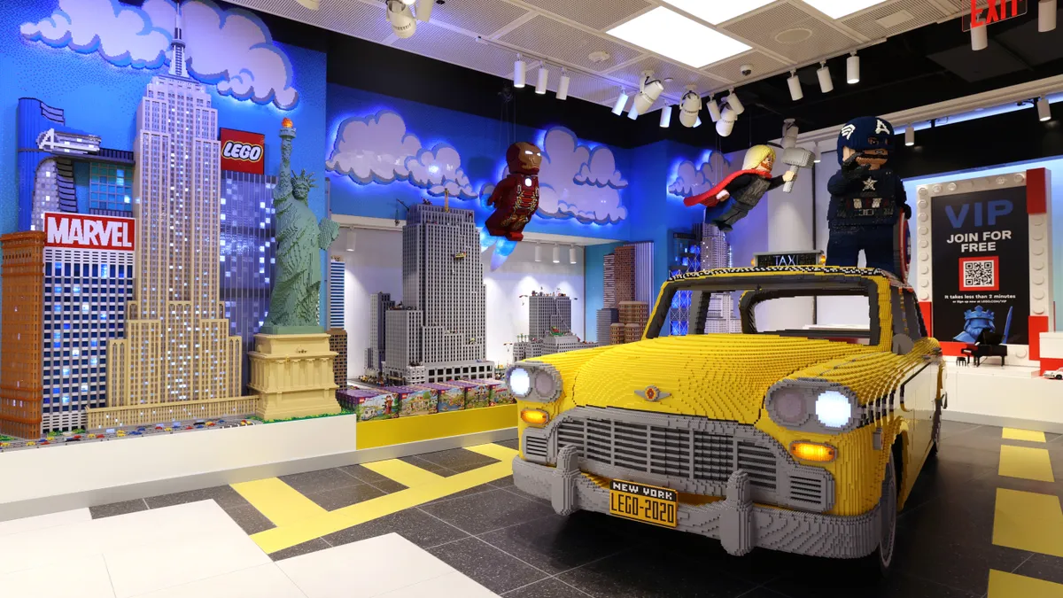 A Lego retail flagship store in New York City