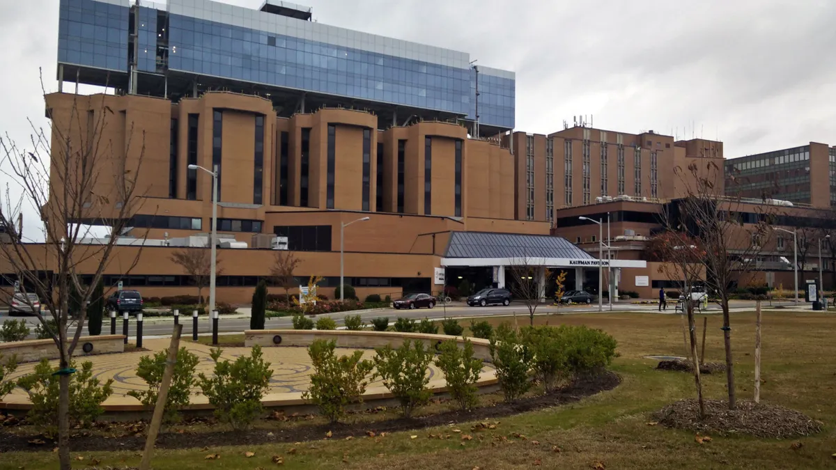 A hospital owned by Sentara Health in Norfolk, Virginia