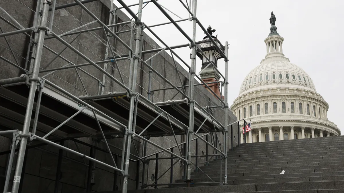 A view of the U.S. Capitol on Sept. 29, 2025, in the District of Columbia.