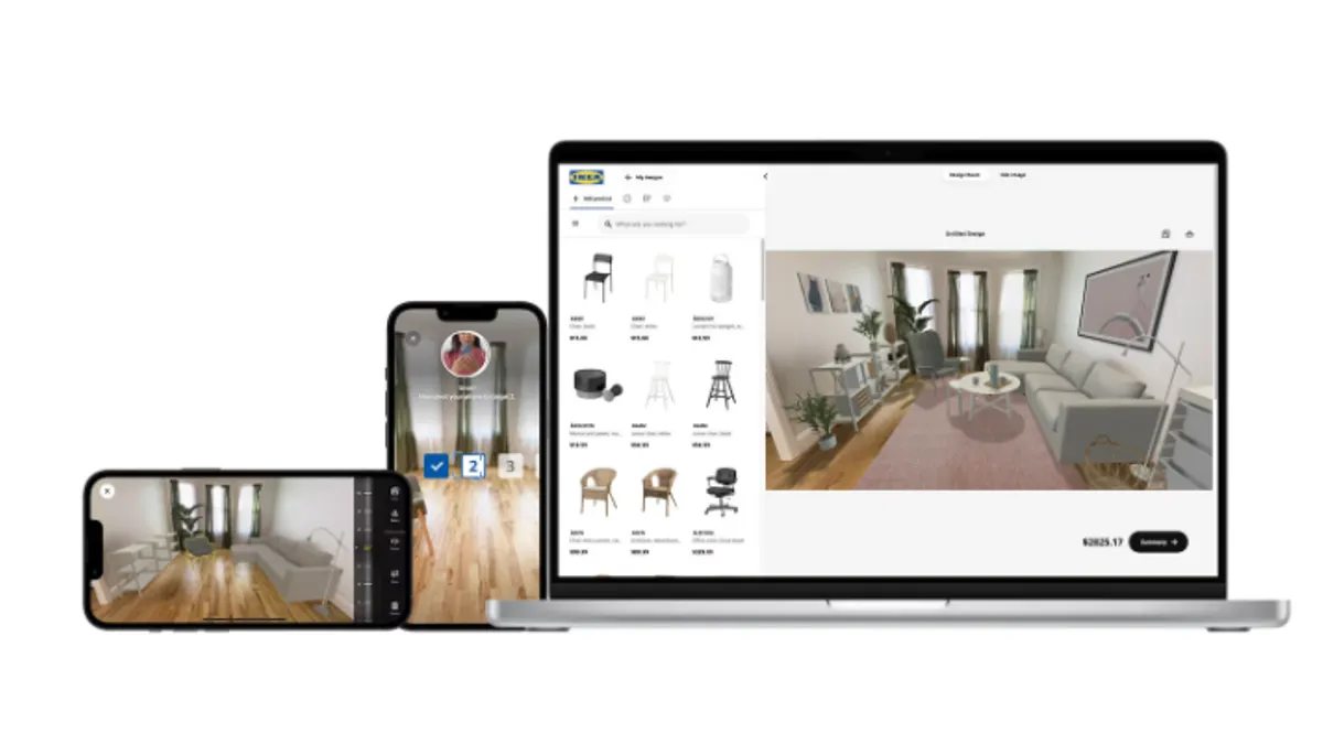 Ikea adds space visualization tool to its app.