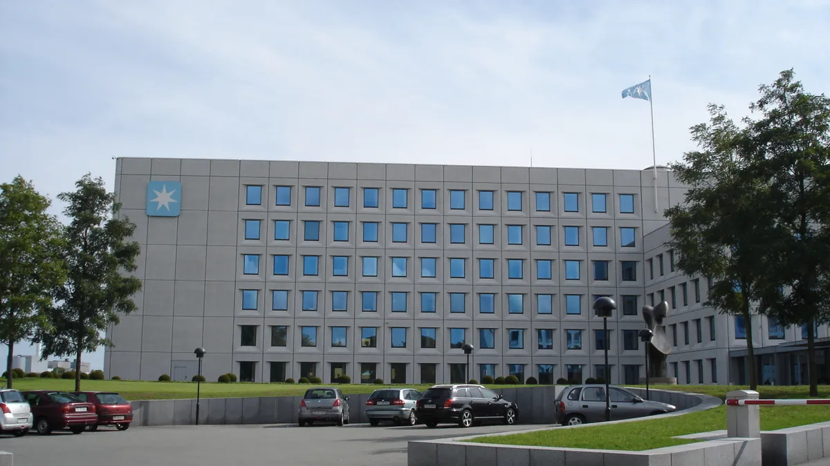 Global headquarters of the Maersk shipping company.