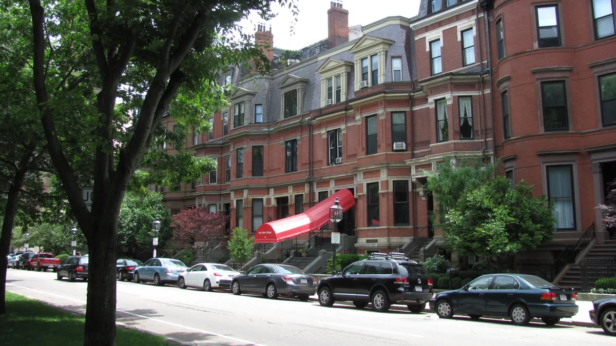 The building that houses Bay State College