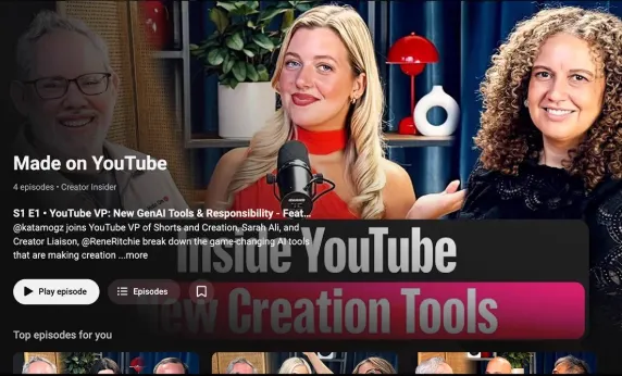 YouTube CTV shows