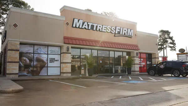 Mattress Firm storefront.