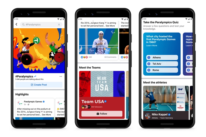 Facebook Paralympics Hub