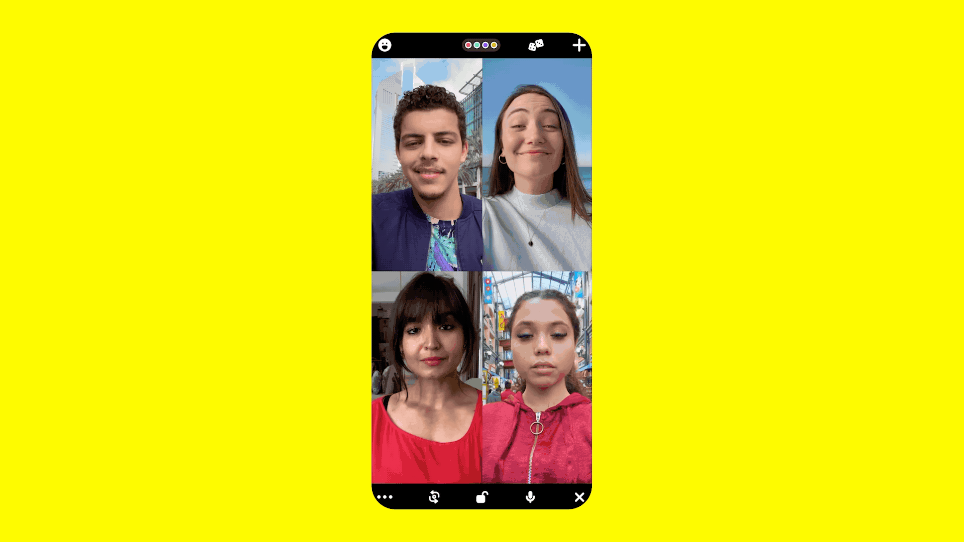 Snapchat Houseparty integration