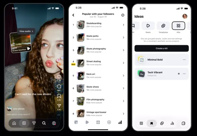 Meta adds audio links and reference Reels to Edits