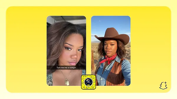 Snapchat Launches First Open Prompt AI Lens