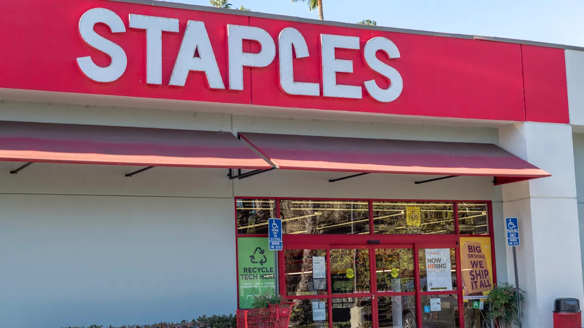 Staples store in Studio City, Ca.