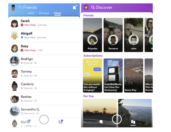 Snapchat Rolls Out Redesigned Redesign to Users | Social Media Today