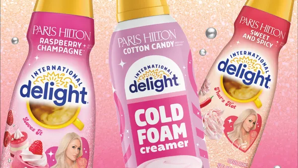 Paris Hilton partners with Danone on creamers